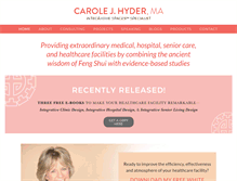 Tablet Screenshot of carolehyder.com